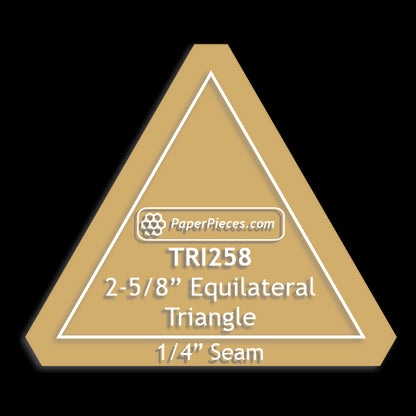 2-5/8" Equilateral Triangle