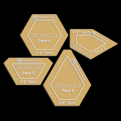 Homage to Grandmother's Flower Garden by Katja Marek