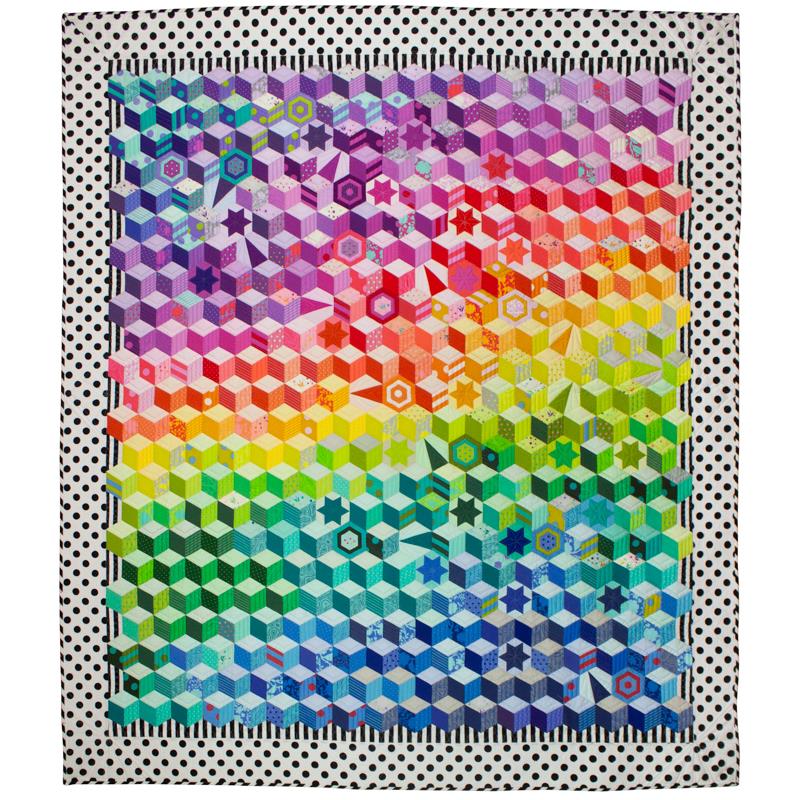 Tula Pink's Tumbling Cosmos Quilt