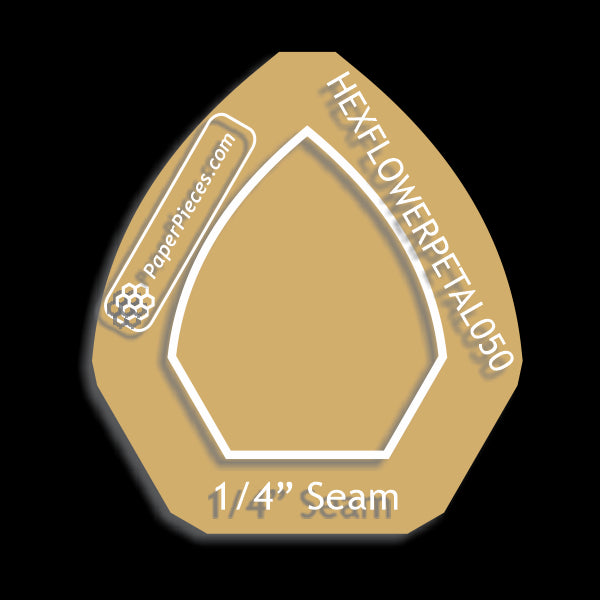 1/2" Hexagon Flower Petals