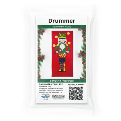 Going Boom Badda Boom: Drummer Nutcracker by Patchwork Picnic