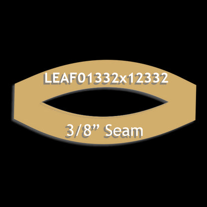 13/32" x 1-23/32" Leaf