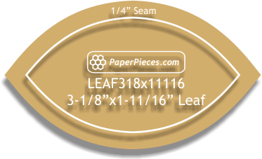 3-1/8" x 1-11/16" Leaf