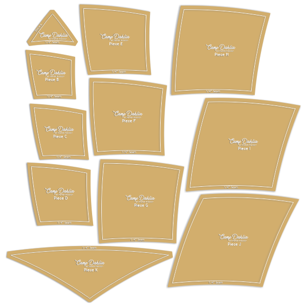 PRE-ORDER: Camp Dahlia Quilt by Paper Pieces