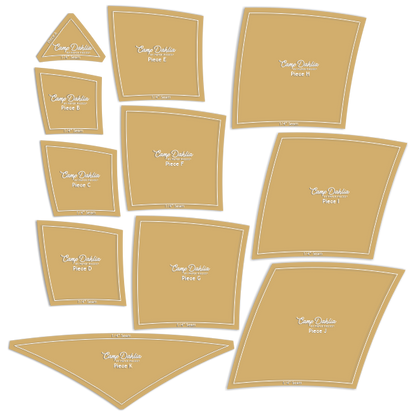 PRE-ORDER: Camp Dahlia Quilt by Paper Pieces