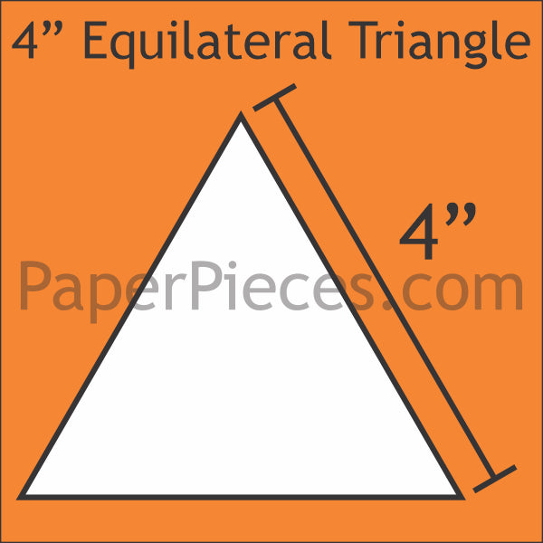 4" Equilateral Triangles