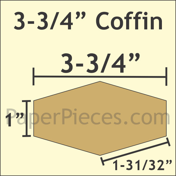 3-3/4" Coffin