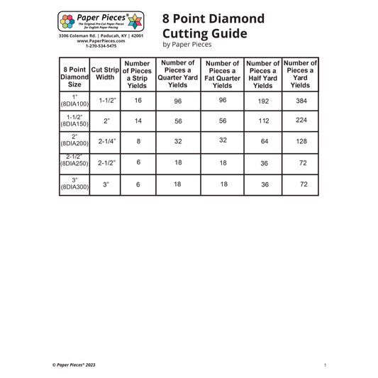 8 Point Diamond Cutting Guide (FREE PDF Download)