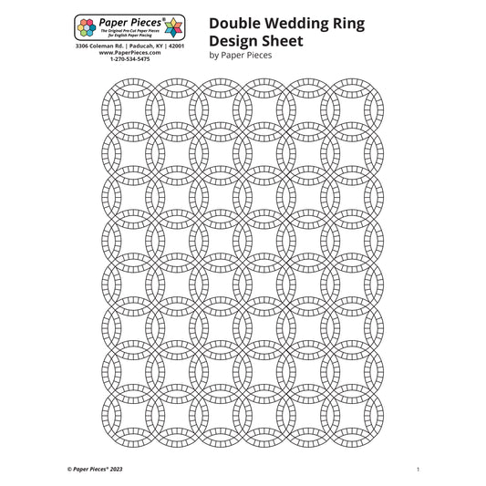Double Wedding Ring Design Sheet (FREE PDF Design Sheet)