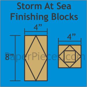 12 Storm At Sea Finishing Blocks