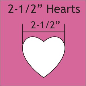 2-1/2" Hearts