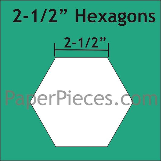 2-1/2" Hexagon