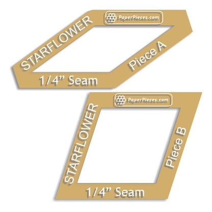 Starflower Wall Hanging by Paper Pieces