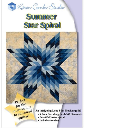 Summer Star Spiral Pattern by Karen Combs