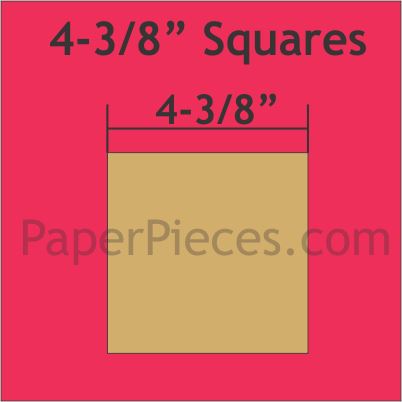 4-3/8" Squares