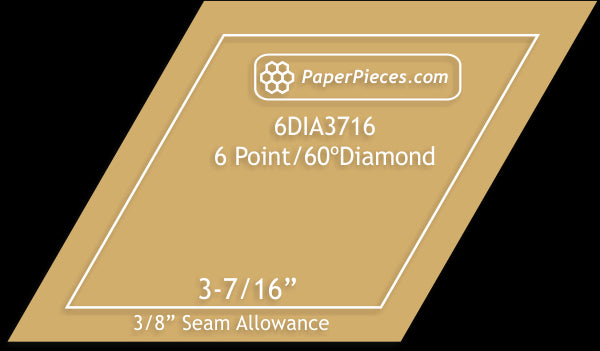 3-7/16" 6 Point Diamonds