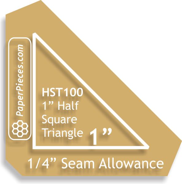 1" Half Square Triangles