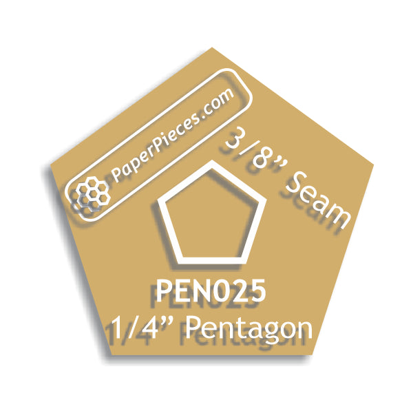 1/4" Pentagon
