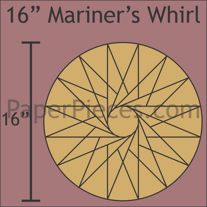 16" Mariner's Wheel
