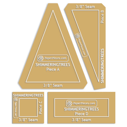 Shimmering Trees by Paper Pieces®