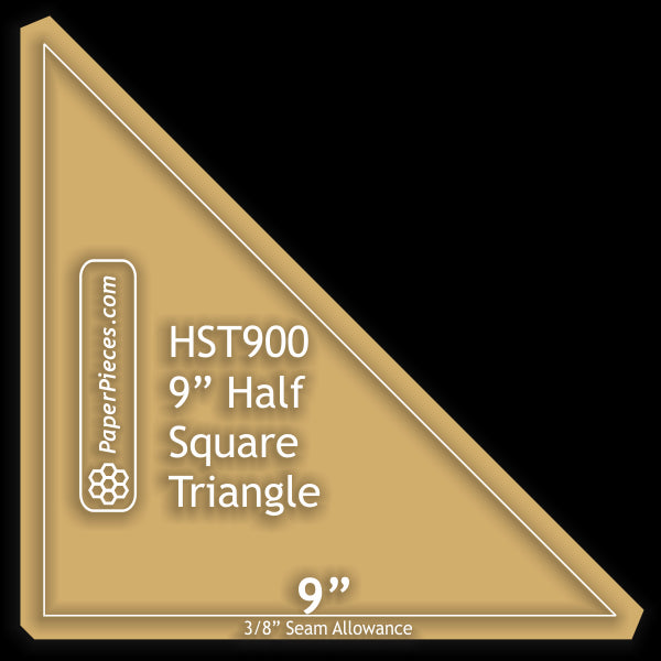 9" Half Square Triangles