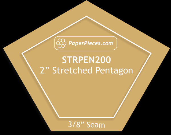 2" Stretched Pentagons