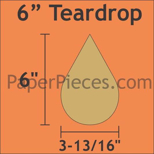 6" Teardrop