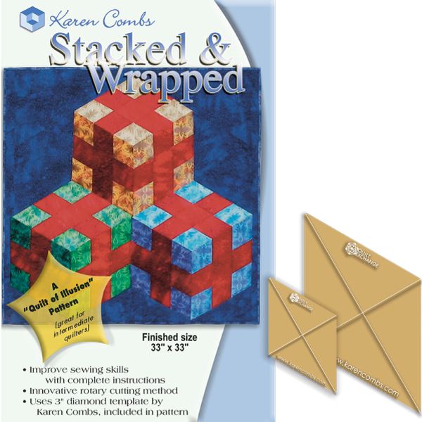 Stacked and Wrapped by Karen Combs with Karen Combs Studio Template Set