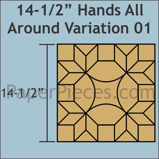 14-1/2" Hands All Around Variation 01