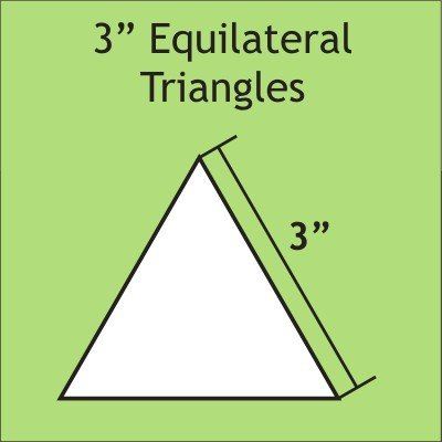 3" Equilateral Triangles