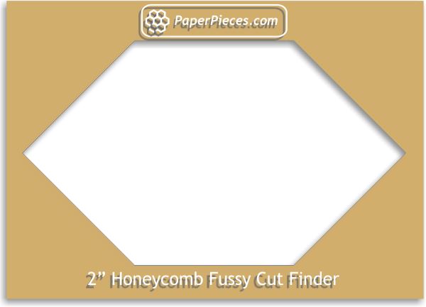 2" Honeycomb Fussy Cut Finder