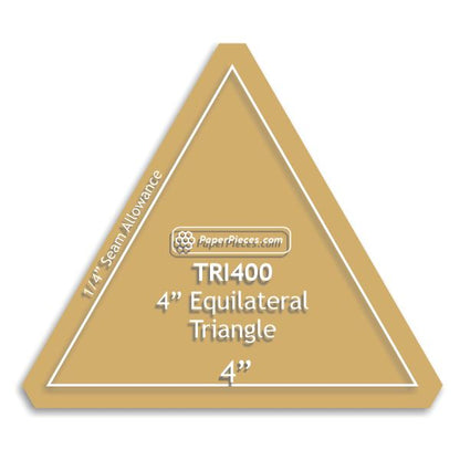 4" Equilateral Triangles