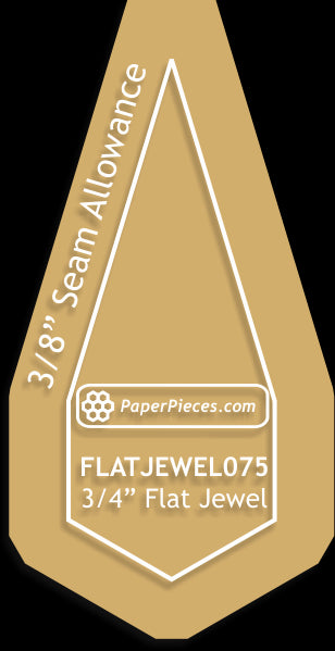 3/4" Flat Jewels