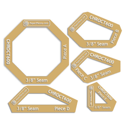6" Chrysanthemum Octagon