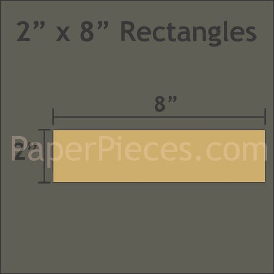 2" x 8" Rectangle