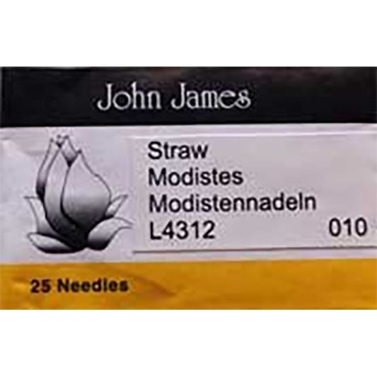John James #10 Straw 25 count