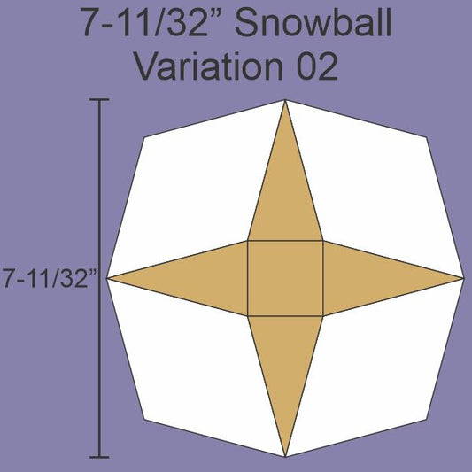 7-11/32" Snowball Variation 02