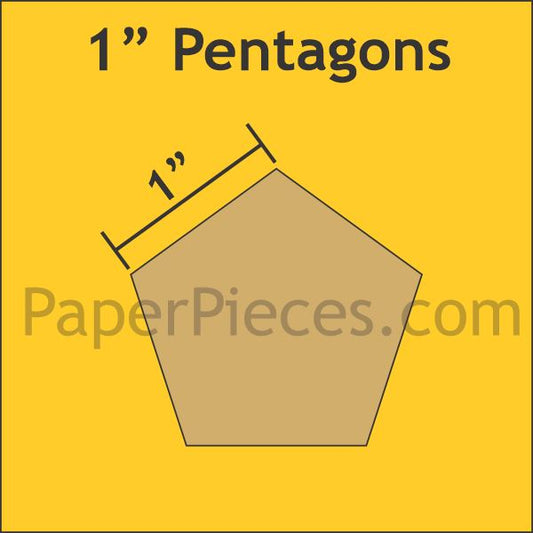 1" Pentagons