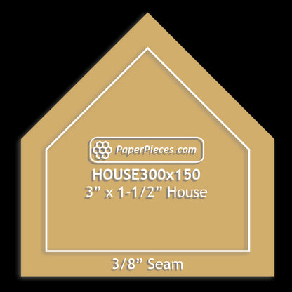 3" x 1-1/2" House