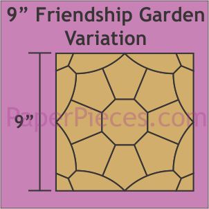 9" Friendship Garden Variation