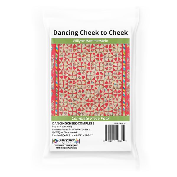 Dancing Cheek to Cheek found in Millefiori Quilts 4 by Willyne Hammerstein