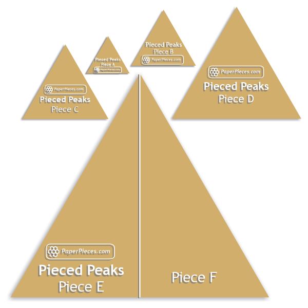 Pieced Peaks by Paper Pieces®