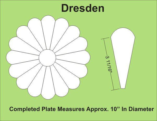 10" 16 Petal Dresden (DRE12)