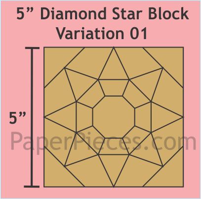 5" Diamonds Star Variation 01