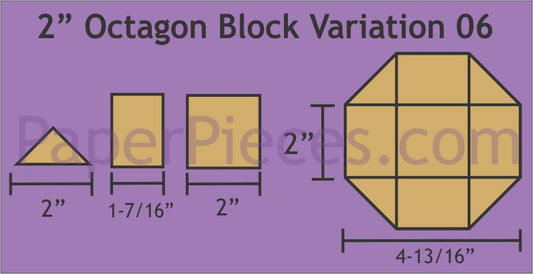 2" Octagon Blocks Variation 06