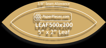 5" x 2" Leaf