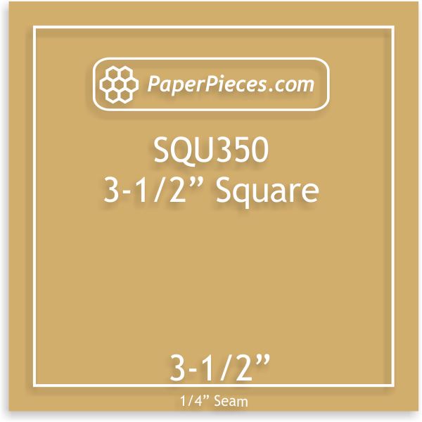3-1/2" Squares