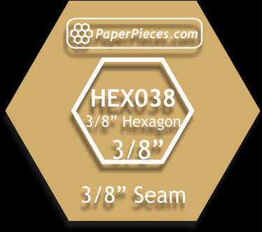 3/8" Hexagons