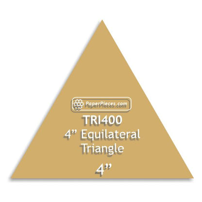 4" Equilateral Triangles