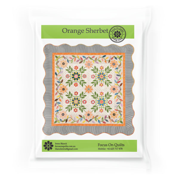 Orange Sherbet Pattern by Irene Blanck